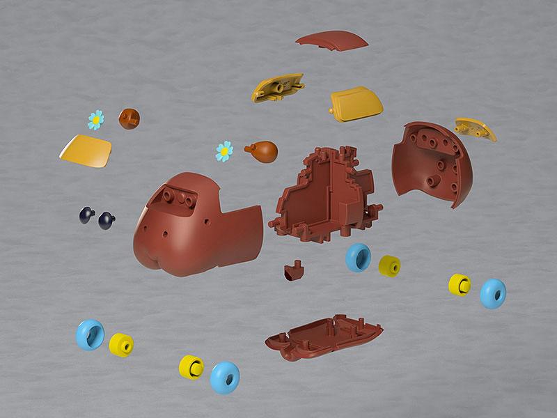 Pui Pui Molcar MODEROID Plastic Model Kit Molcar Choco