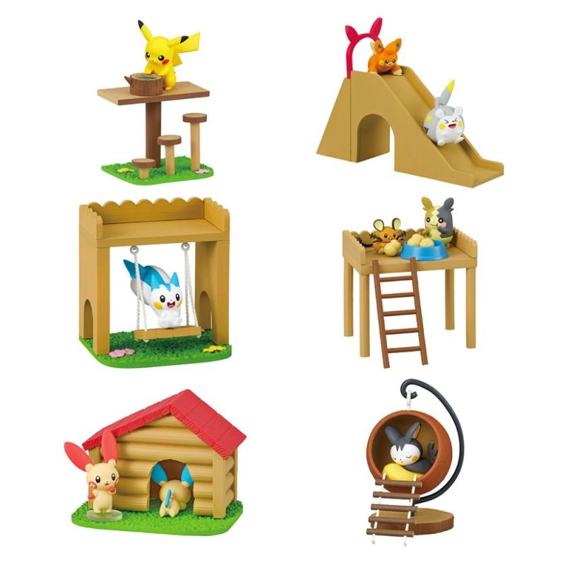 Re-ment Pokémon Gather Everyone Playground in the Forest Athletics