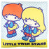 Sanrio Little Twin Stars Vintage Series Square Cushion