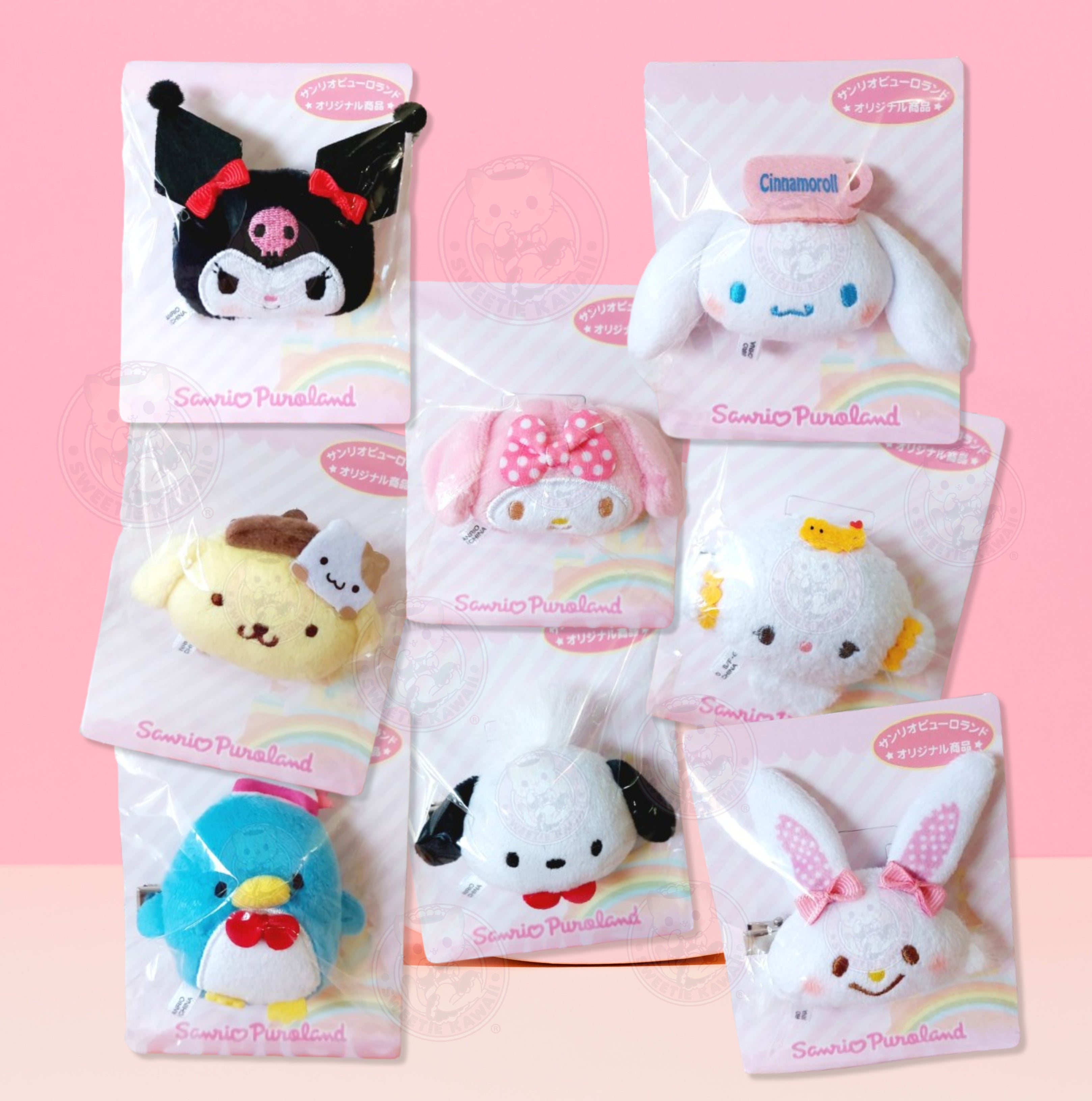 Sanrio Puroland Cinnamoroll Plush Mascot Badge / Hair Clip
