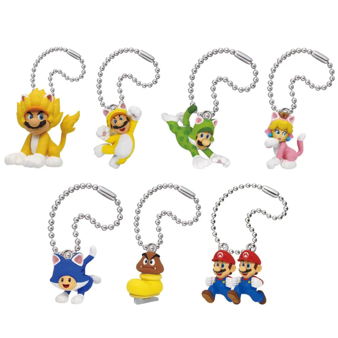 Super Mario 3D World + Bowser's Fury Keychain Mystery Gachapon Capsule