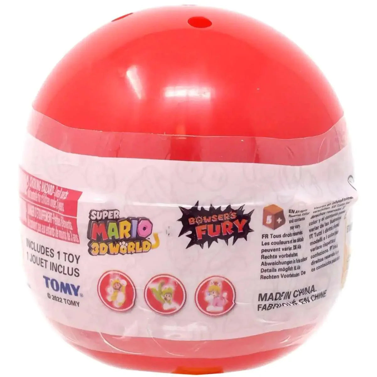 Super Mario 3D World + Bowser's Fury Keychain Mystery Gachapon Capsule