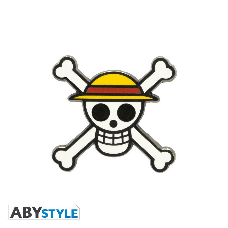 One Piece 'Luffy  Skull Pirate' Enamel Pin – Shop Enamel Pins