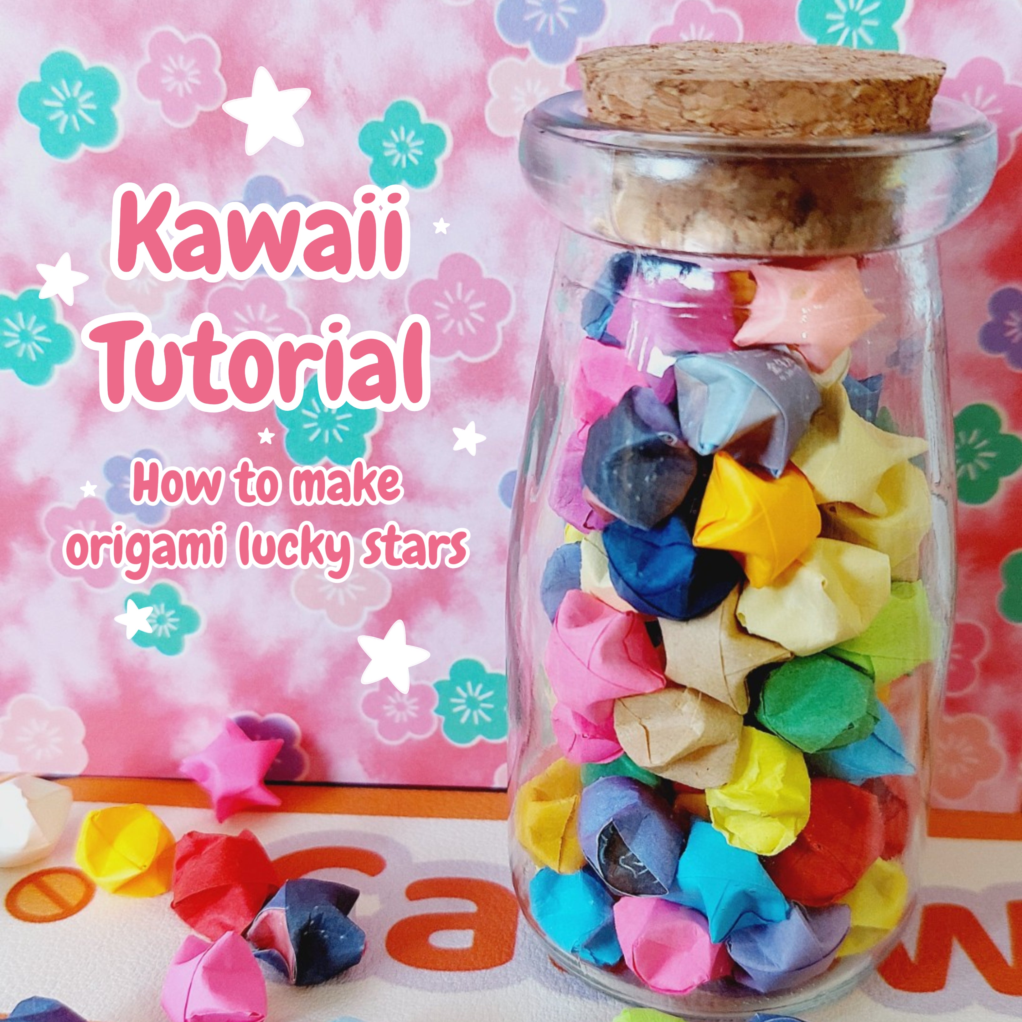Kawaii Tutorial: How to make Origami Lucky Stars