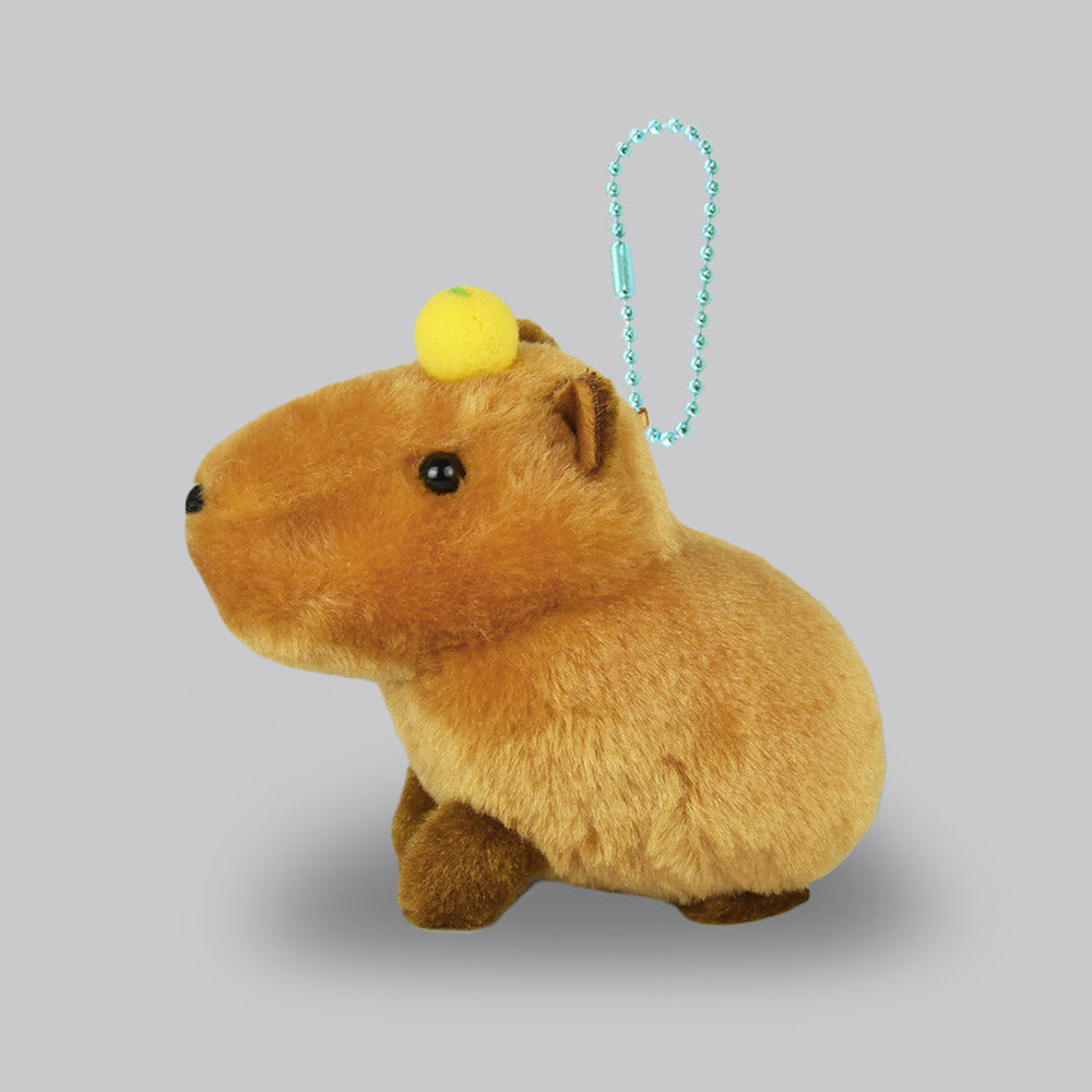 AMUSE Nohohon Capybara Kapibara-chan Chapi-chan Yuzu Plush Keychain