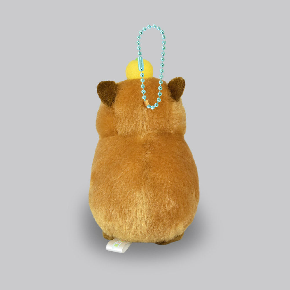 AMUSE Nohohon Capybara Kapibara-chan Chapi-chan Yuzu Plush Keychain