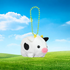 AMUSE Puchimaru Animal Cow Plush Keychain