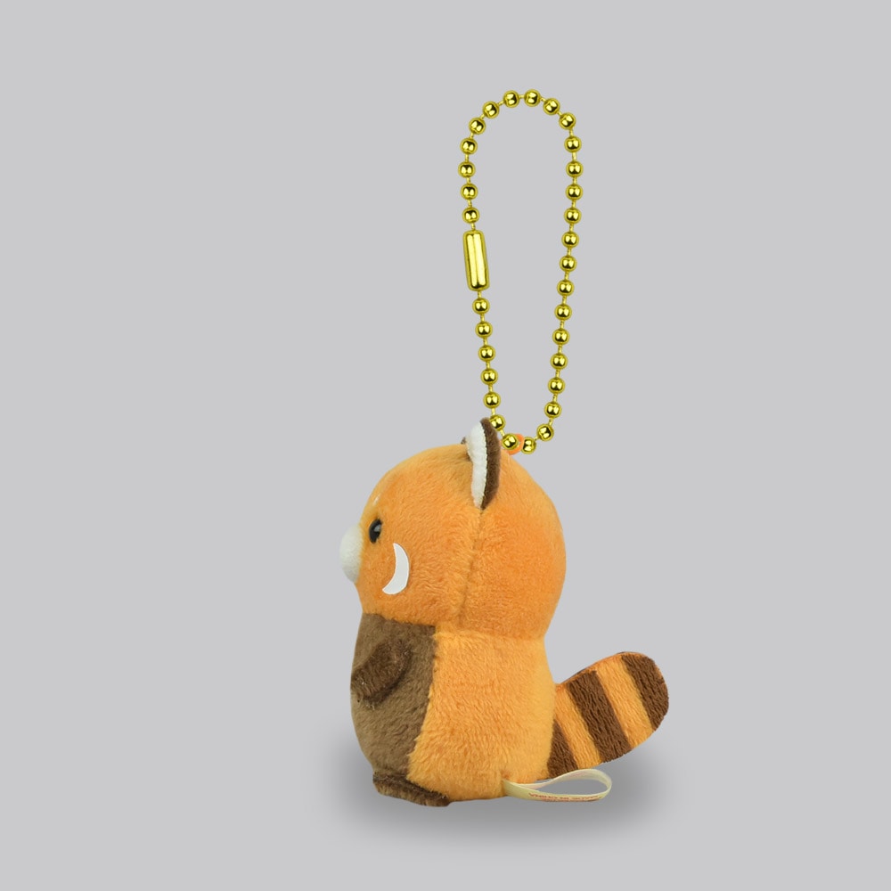 AMUSE Puchimaru Animal Standing Red Panda Plush Keychain