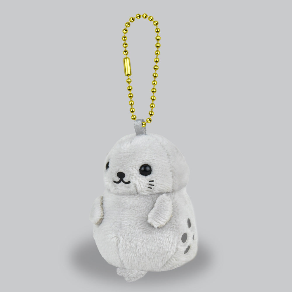 AMUSE Puchimaru Animal Spotted Seal Standing Plush Keychain