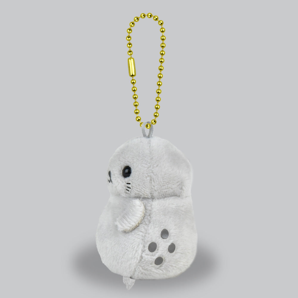 AMUSE Puchimaru Animal Spotted Seal Standing Plush Keychain