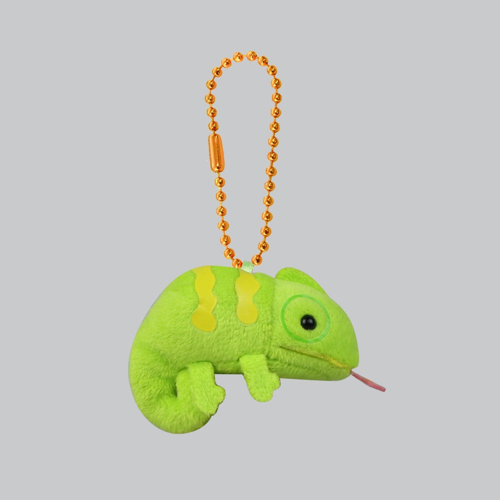 AMUSE Puchimaru Animal Chameleon Lizard Plush Keychain