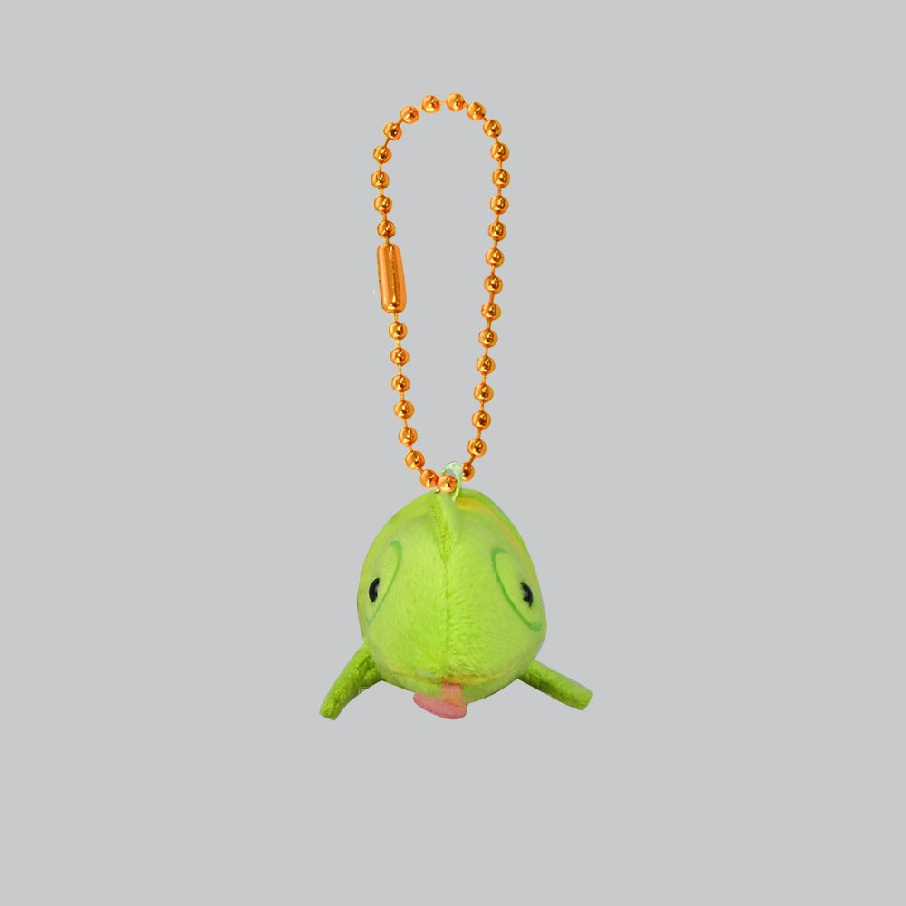 AMUSE Puchimaru Animal Chameleon Lizard Plush Keychain