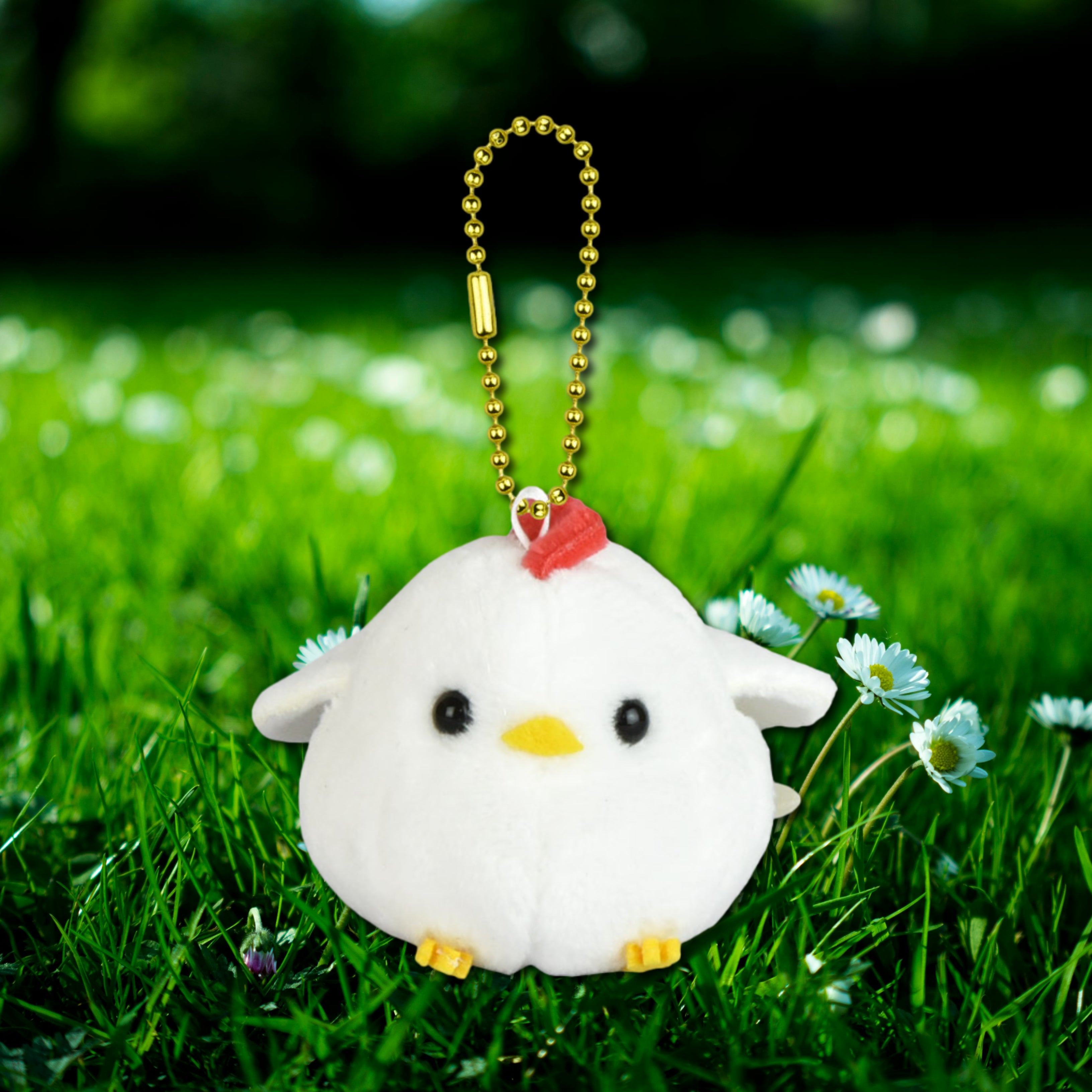 AMUSE Puchimaru Fuku Fuku Kotori Chicken Plush Keychain