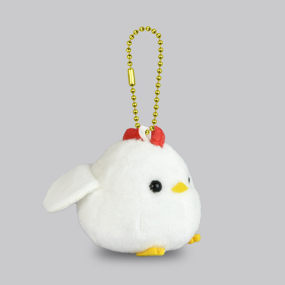 AMUSE Puchimaru Fuku Fuku Kotori Chicken Plush Keychain