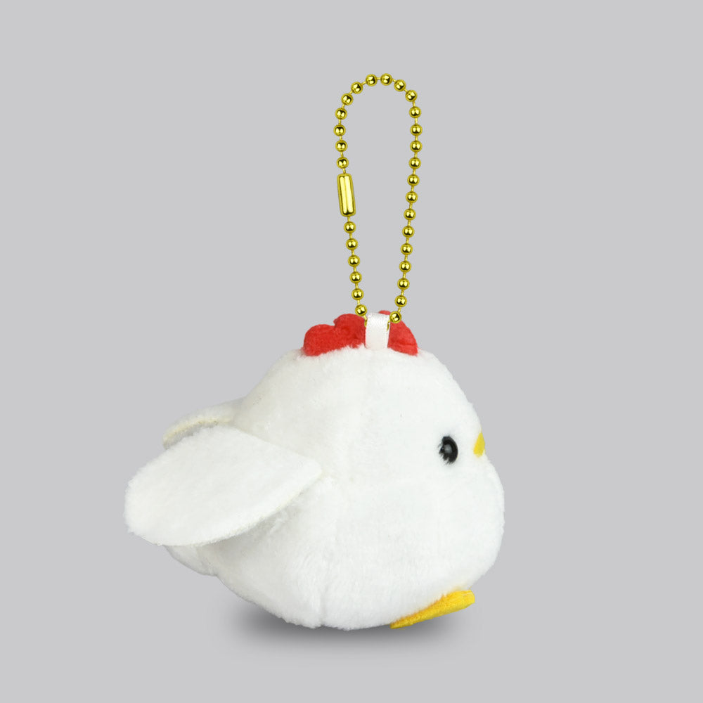 AMUSE Puchimaru Fuku Fuku Kotori Chicken Plush Keychain