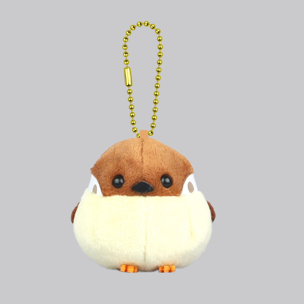 AMUSE Puchimaru Fuku Fuku Kotori Sparrow Plush Keychain