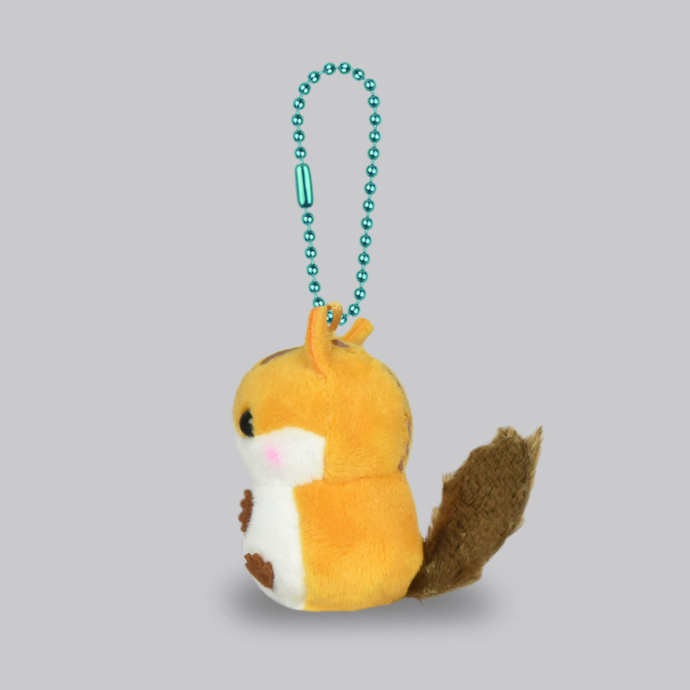 AMUSE Puchimaru Animal Squirrel Chipmunk Plush Keychain