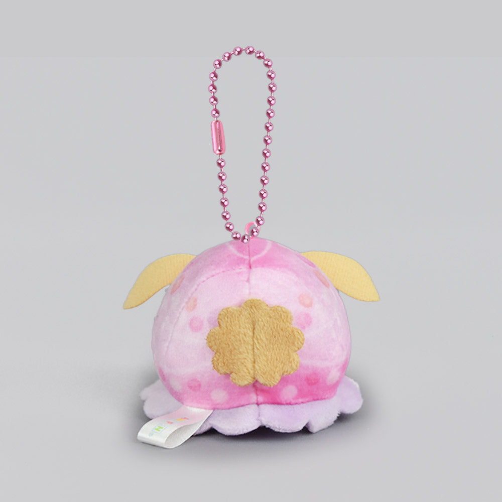 AMUSE Yumeiro Umiushi Ichigo Milk Strawberry Milk Sea Bunny Sea Slug Plush Keychain