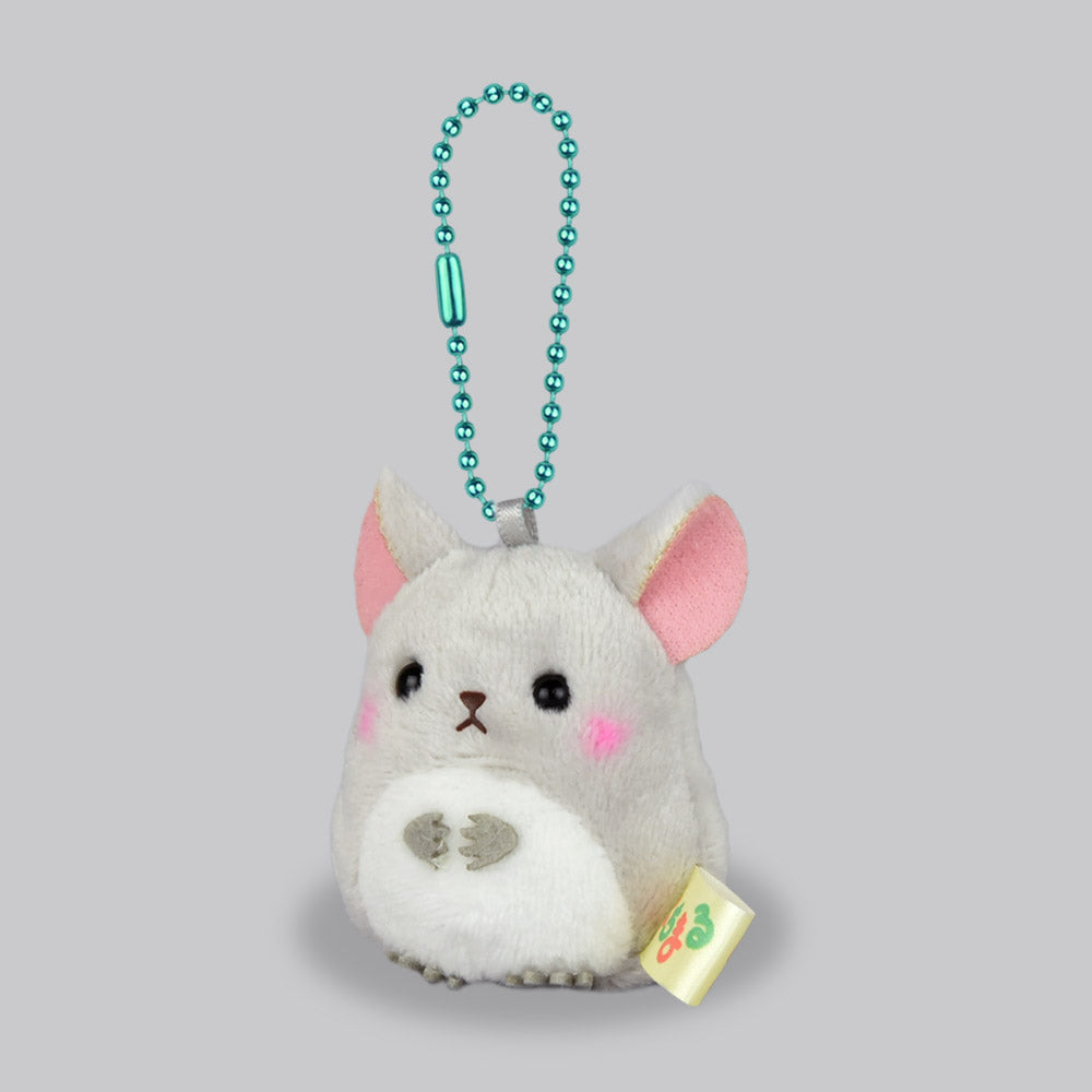 AMUSE Puchimaru Animal Chinchilla Plush Keychain