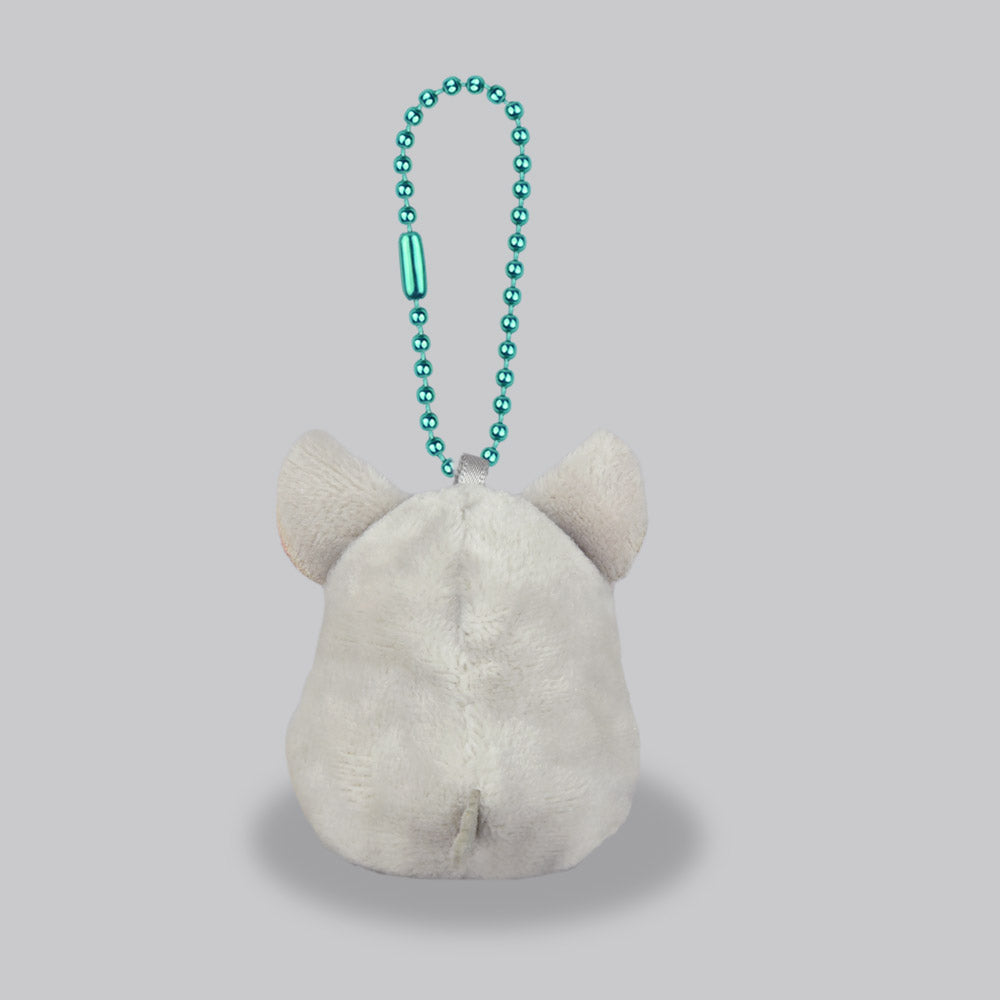 AMUSE Puchimaru Animal Chinchilla Plush Keychain