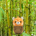 AMUSE Puchimaru Animal Standing Red Panda Plush Keychain