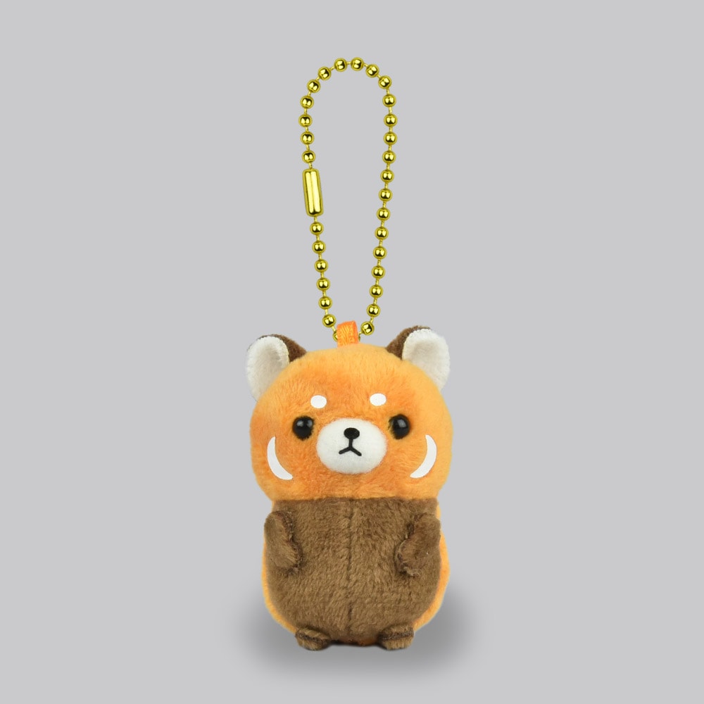 AMUSE Puchimaru Animal Standing Red Panda Plush Keychain