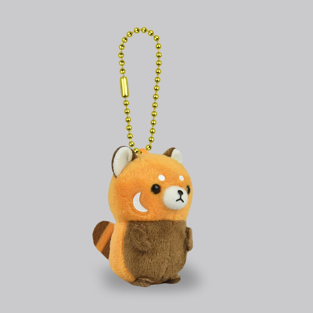 AMUSE Puchimaru Animal Standing Red Panda Plush Keychain