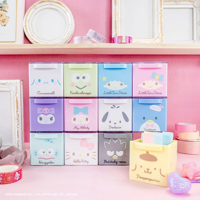 Sanrio Character Cute Cube Case / 7. Kuromi / 6cm mini Storage Box Japan