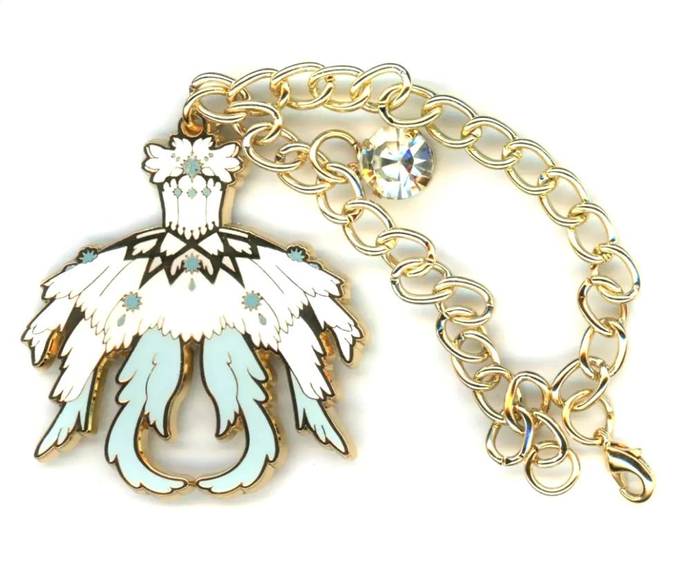 Cardcaptor Sakura Clear Card Sakura's Shining Jewels Crystal Feather Dress Bag Charm