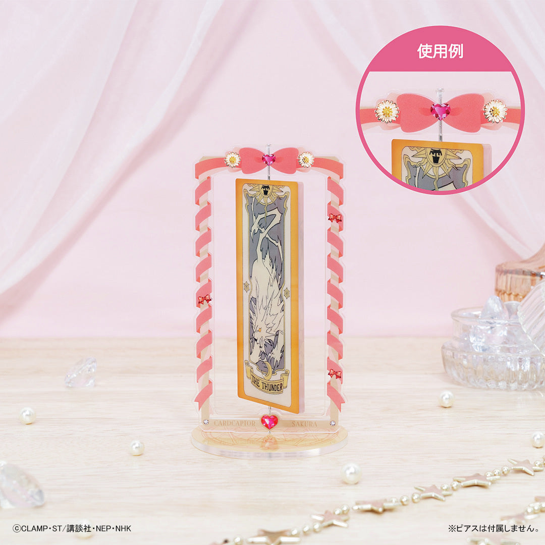 Cardcaptor Sakura Clear Card Sakura's Shining Jewels Rotating Card Acrylic Stand