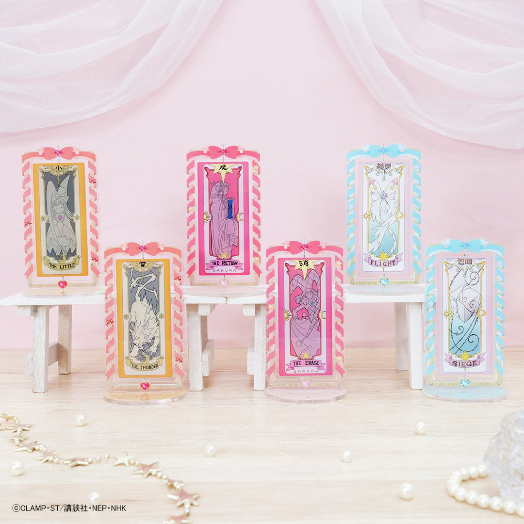 Cardcaptor Sakura Clear Card Sakura's Shining Jewels Rotating Card Acrylic Stand