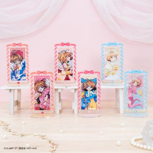 Cardcaptor Sakura Clear Card Sakura's Shining Jewels Rotating Card Acrylic Stand