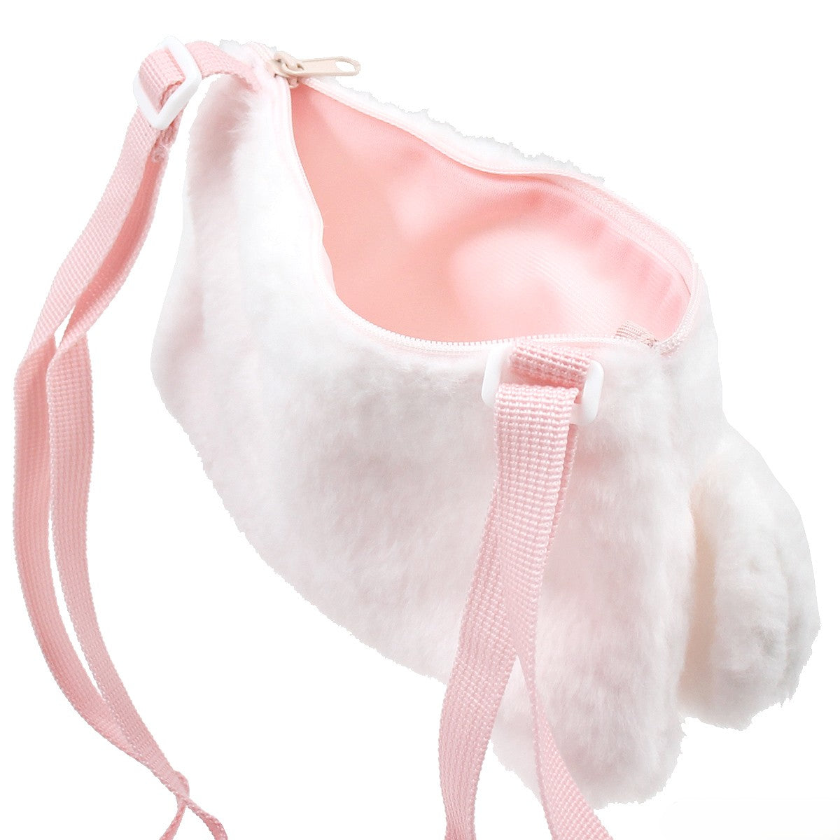 Sanrio Cogimyun Soft Blush Series Face Design Plush Mini Shoulder Pouch Bag