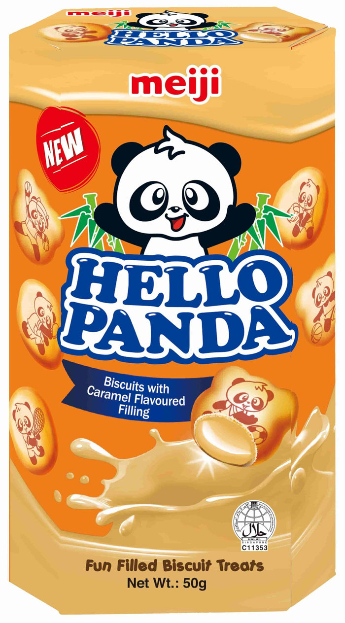 Hello Panda Caramel Flavour Filled Biscuits