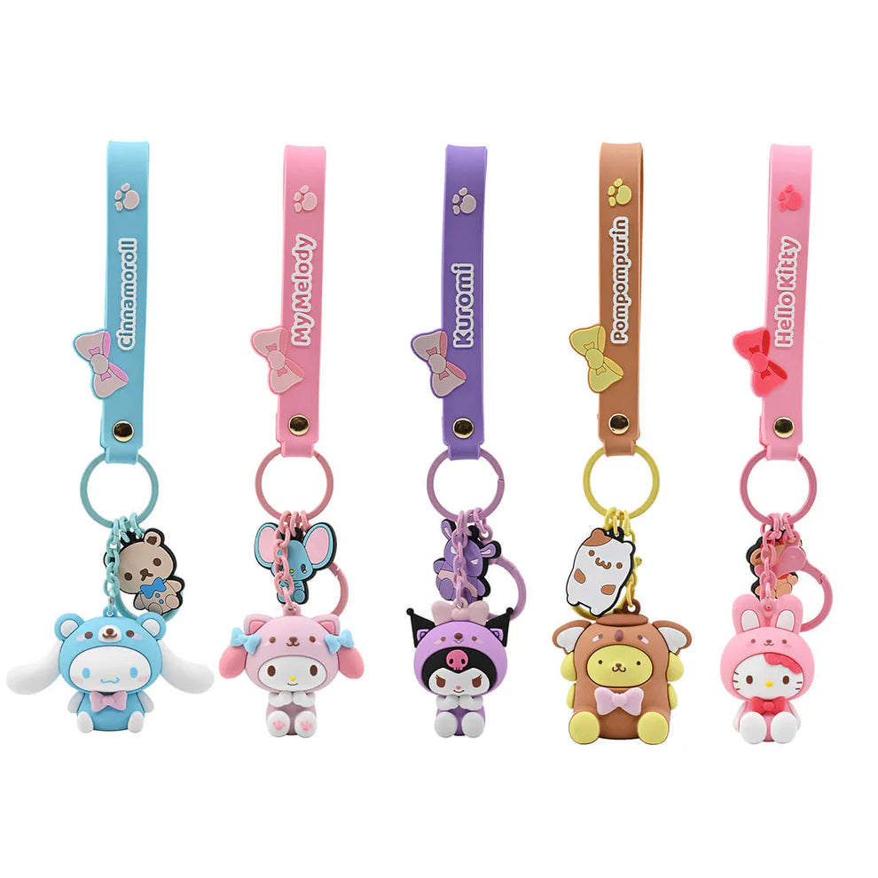 Sanrio Hello Kitty & Friends Animal Series Keychains