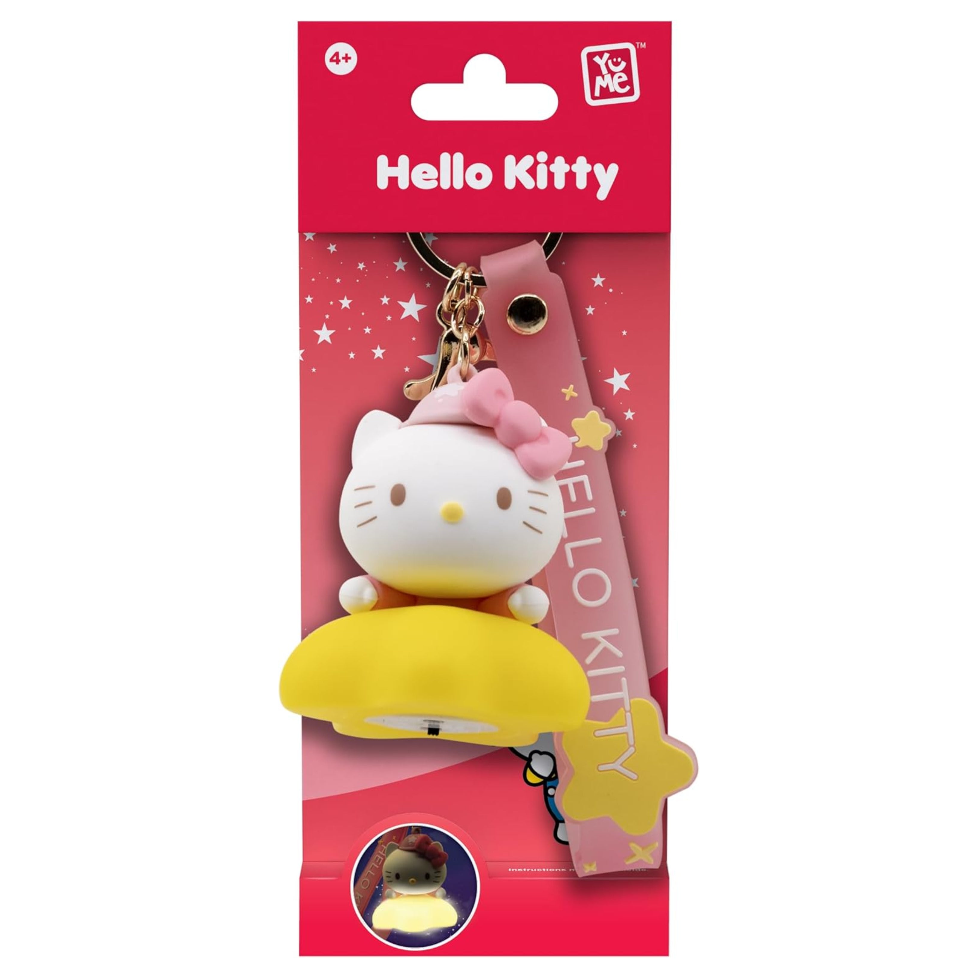 Sanrio Hello Kitty & Friends Hello Kitty Light Up Star Series Keychain