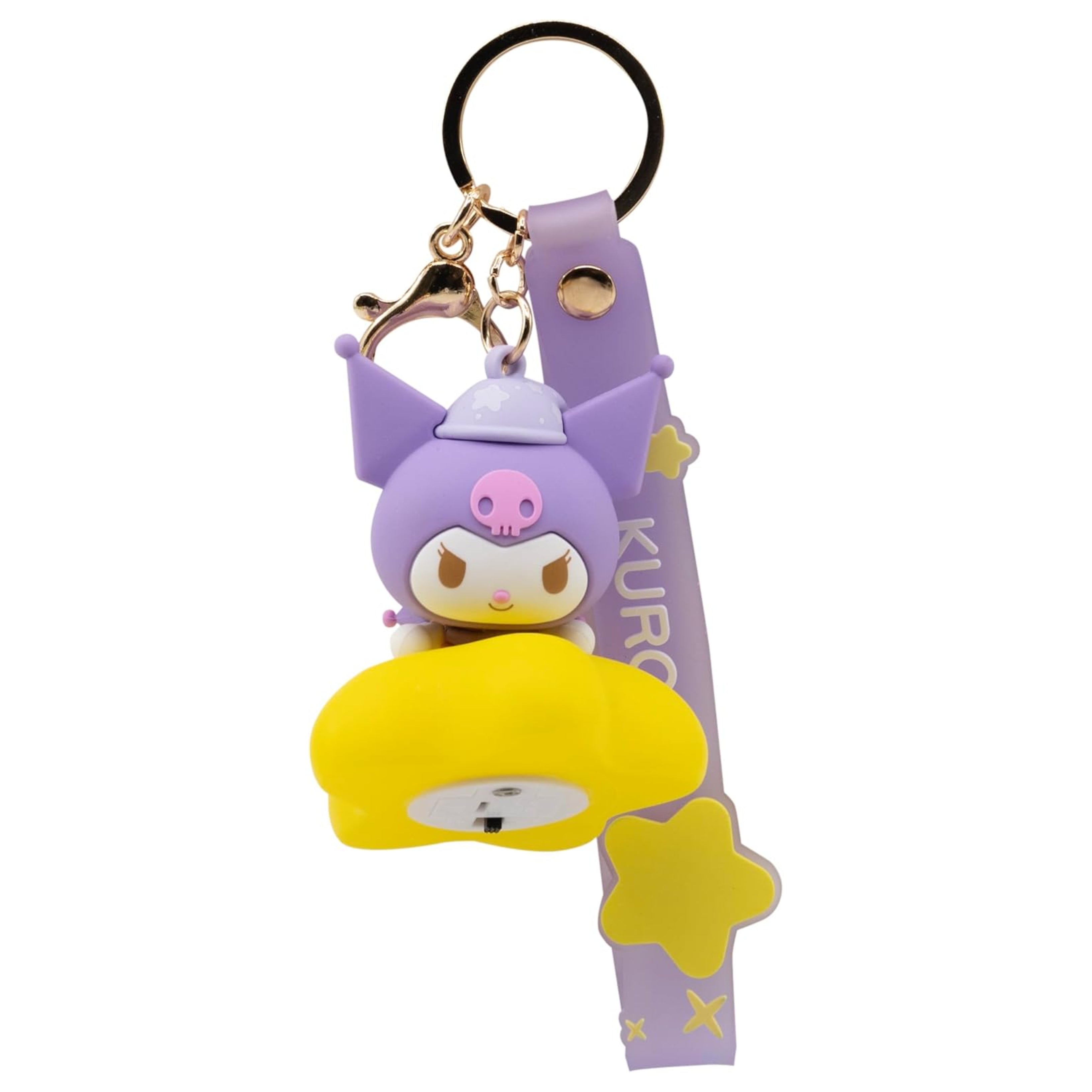 Sanrio Hello Kitty & Friends Kuromi Light Up Star Series Keychain