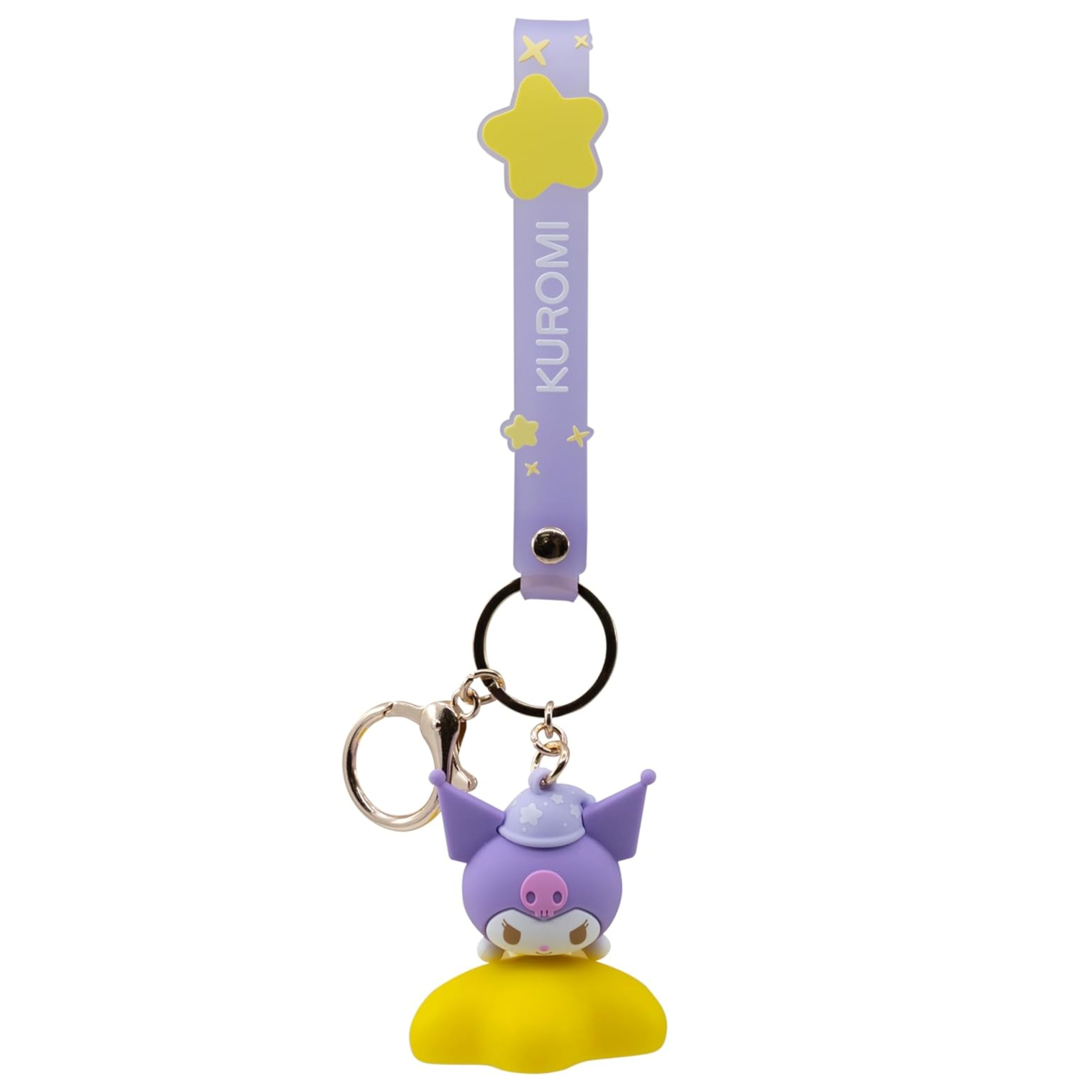 Sanrio Hello Kitty & Friends Kuromi Light Up Star Series Keychain
