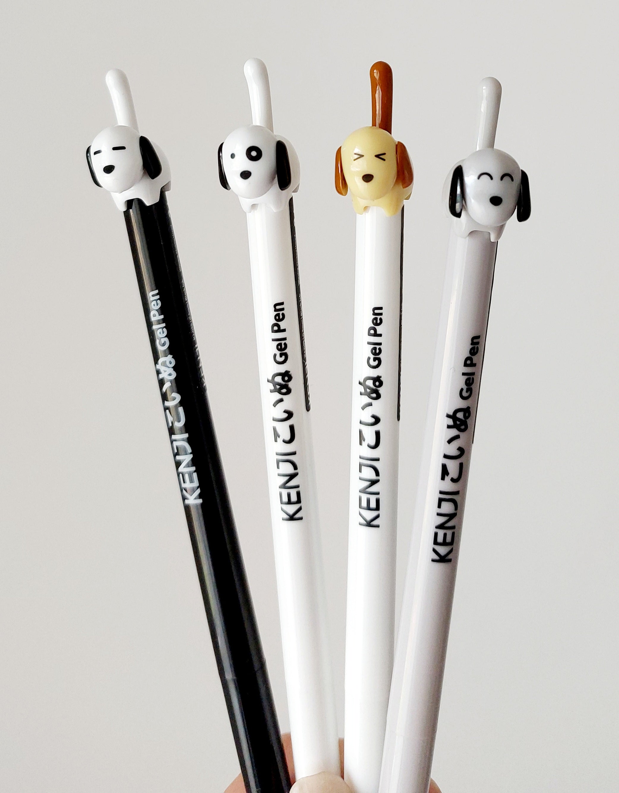 Japanese Pens Cartoon Cat Pens Stationery Set, Pink Cute Pens for