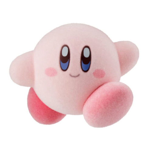 Kirby Pupupu Star Flocked Shokugan Figure