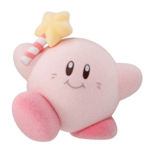 Kirby Pupupu Star Flocked Shokugan Figure