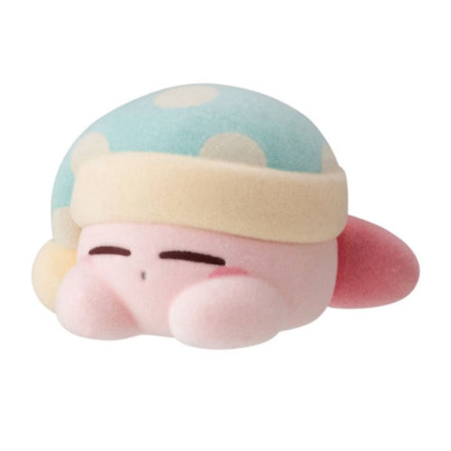 Kirby Pupupu Star Flocked Shokugan Figure
