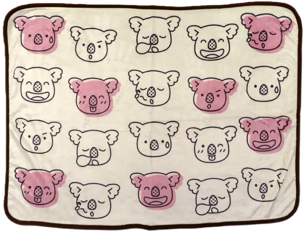 Lotte Koala March Pattern Print Blanket