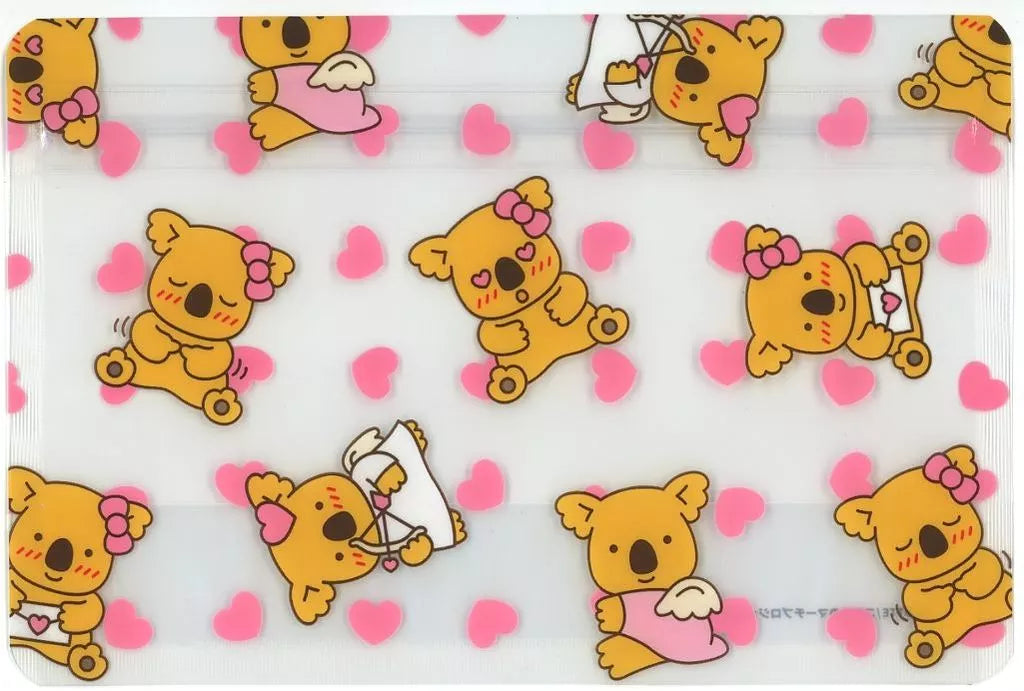 Lotte Koala March Koala Cupid Love Heart Grip Seal Pouch Set