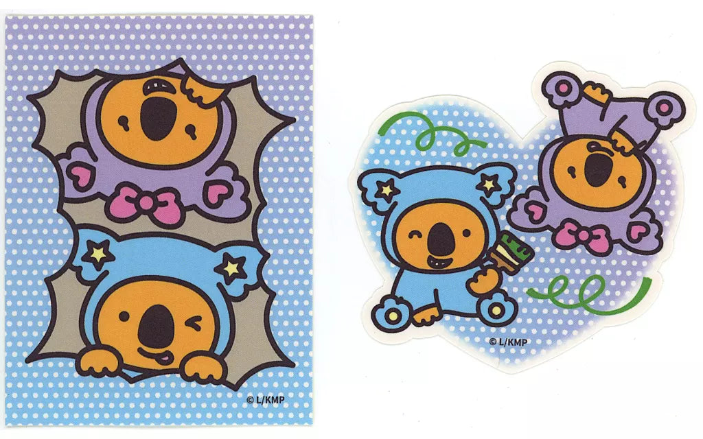 Lotte Koala March Mystery Die Cut Sticker Set