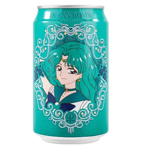 Ocean Bomb Sailor Moon Crystal Sailor Neptune Kiwi Flavoured Sparkling Water Drink