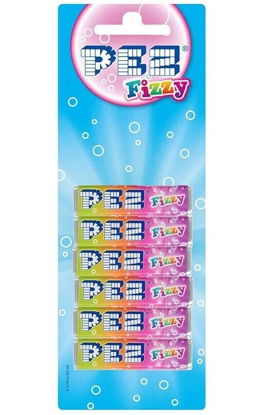 PEZ Fizzy Mix Fruity Refill Candy Pack