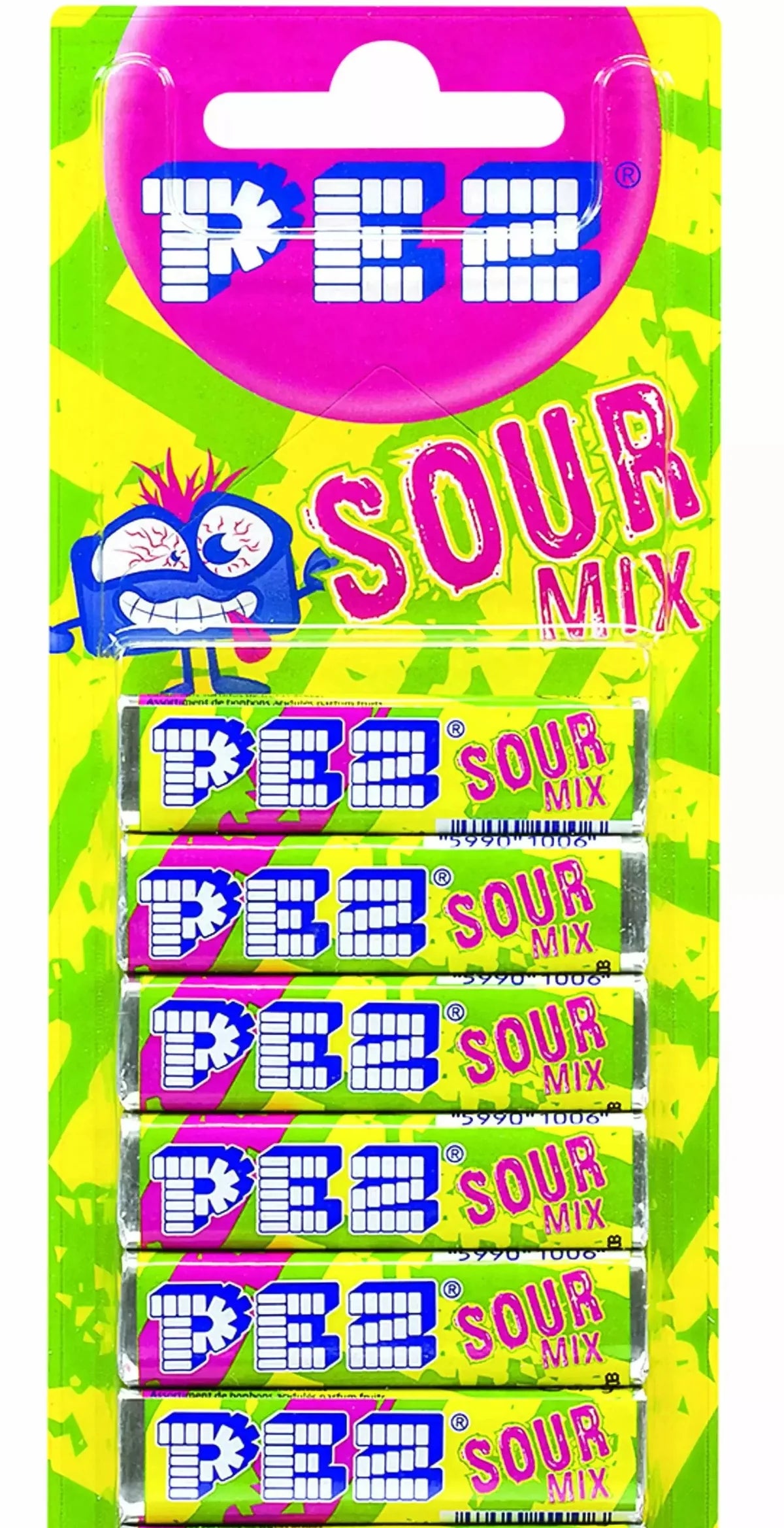 PEZ Sour Fruit Mix Refill Candy Pack