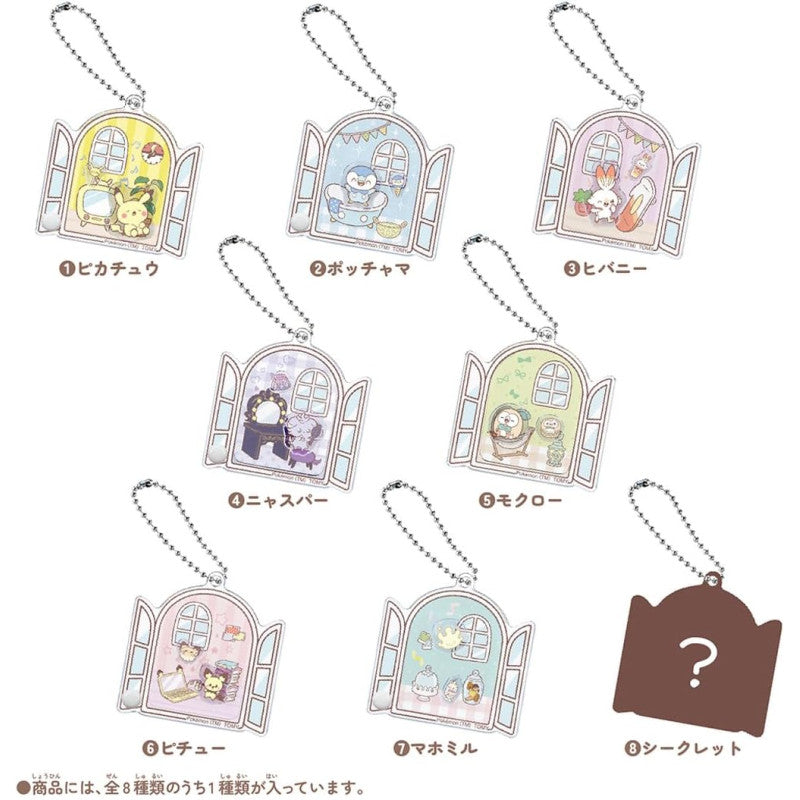 Pokémon Poképeace House Acrylic Charm Keychain Blind Box