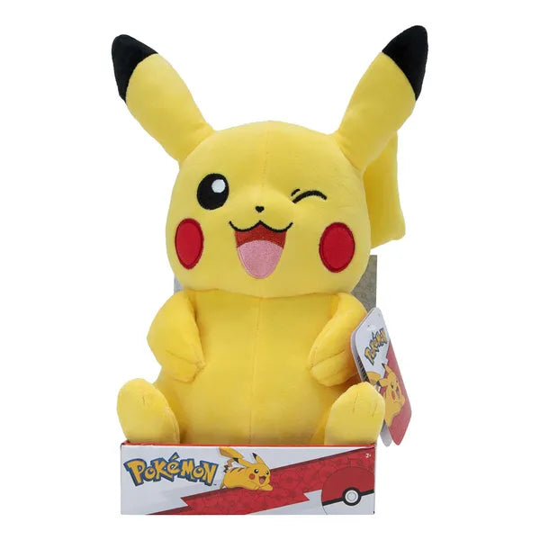 Pokémon Winking Pikachu Plush | Official Kawaii Anime Character Plush ...